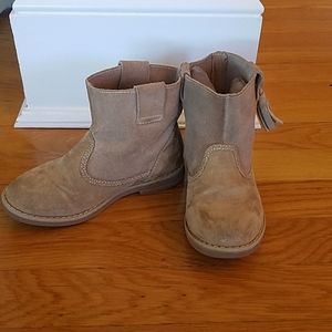 Hanna Anderson suede tassel girl boots